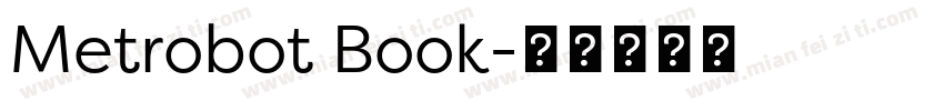Metrobot Book字体转换